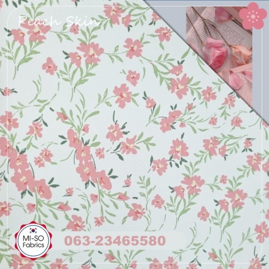 ผ้าพีชสกิน เกาหลี - ผ้าเกาหลี - มีโซ ผ้าพีชสกิน เกาหลี - ผ้าเกาหลี - มีโซ